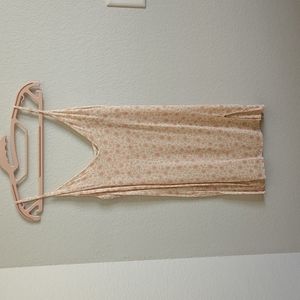 Pink Floral Mini Dress